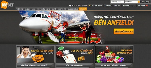 Link đăng nhập 188Bet mới nhất